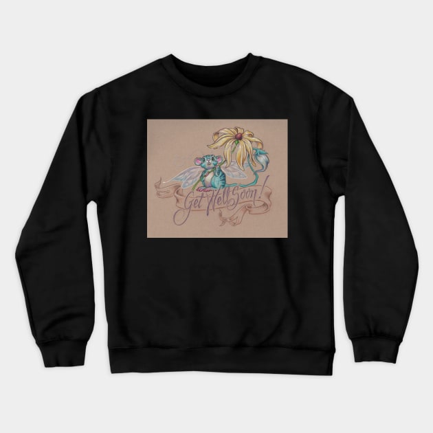 Get Well Soon Crewneck Sweatshirt by justteejay